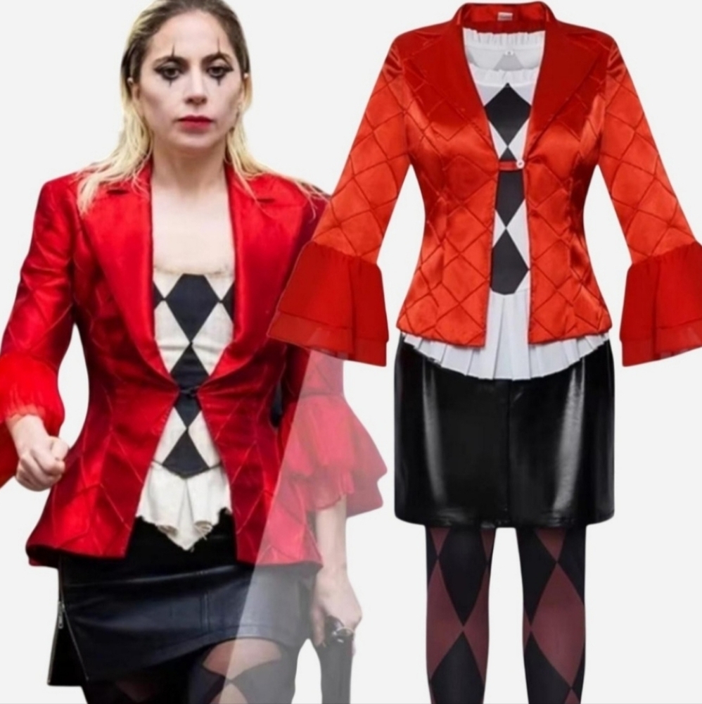 Joker: Folie à Deux, Joker 2, Lady Gaga, Harley Quinn Cosplay Costume, L